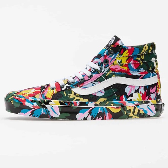 VANS VAULT X KENZO limited edition RARE $215 OG Sk8-hi LX floral shoes UNISEX ! - Picture 3 of 10